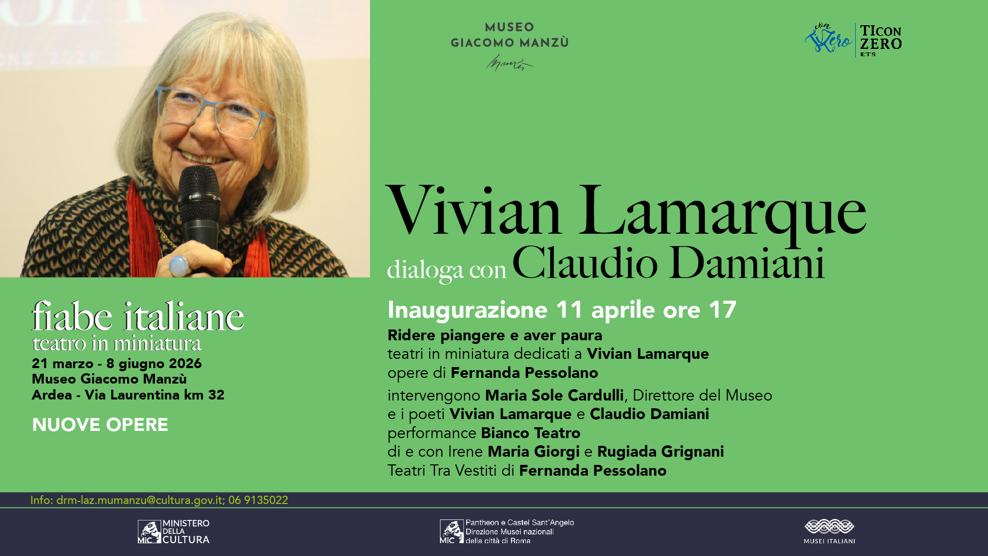 Vivian Lamarque dialoga con Claudio Damiani